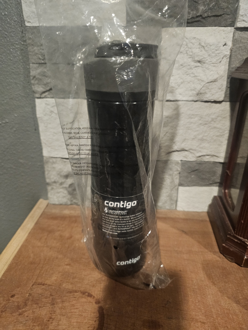 Contigo Black Autoseal Travel Mug - Portable Beverage Bottle